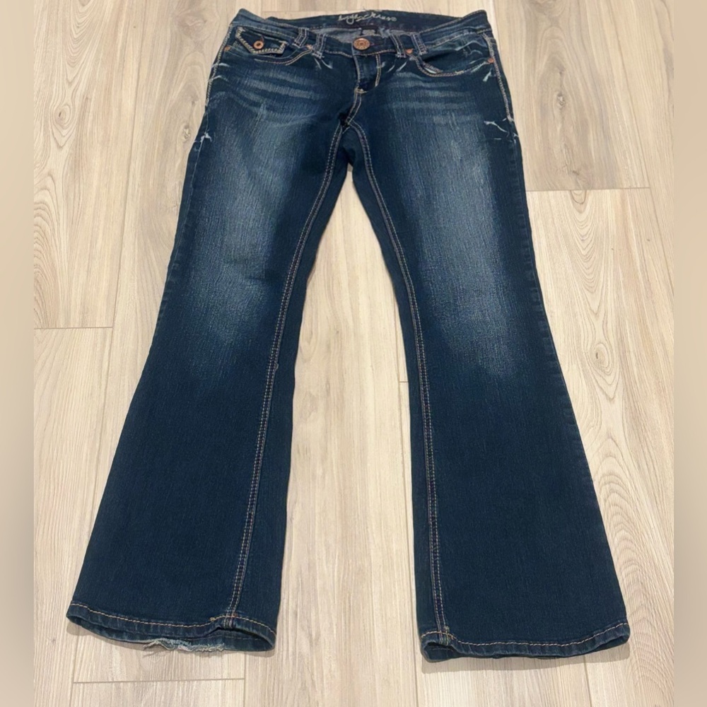 Ariya Dark Blue Flare Jeans